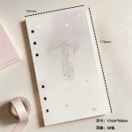 复古风拼接格纹笔记本本子a6活页本pu学生便携记事本高颜值手账本