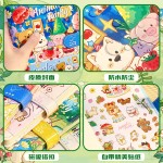 初中生卡通磁扣笔记本皮面磁扣做手账高颜值日记本加厚全彩页批发