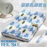 立体刺绣工艺高颜值布艺布面封面笔记本学生专用加厚a5记事本