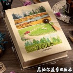 2026新款尼泊尔手工日历365天手绘涂鸦盖章旅行日历解压日记本子