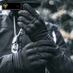 SULAITEG3摩托车骑行手套春夏全指楼梯布透气PVC护拳导电触屏手套