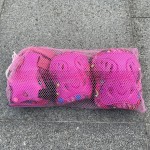 儿童轮滑护具溜冰鞋全套男女孩滑板自行车平衡车护膝蝎子印花护具