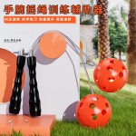 钢丝绳手腕摇绳辅助器成人女士专业训练竞速轴承钢丝跳绳中考训练