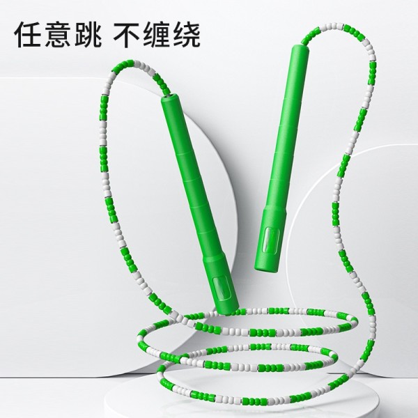 竹节跳绳初学者小学生初中生训练跳绳成年花式花样绳比赛专用绳子