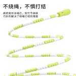 竹节跳绳花样健身绳子比赛竹节跳神中小学生训练软珠节双轴承跳绳