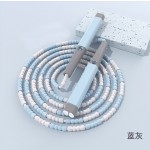 2022年新款竹节带磁吸软硅胶手柄儿童中小学生专用跳绳国内外批发