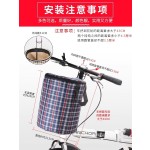 自行车车筐车篮子电动车前车筐帆布折叠车篓山地车挂篮单车菜篮子