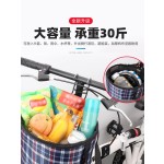 自行车车筐车篮子电动车前车筐帆布折叠车篓山地车挂篮单车菜篮子