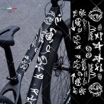 汽车ZISGA贴纸公路自行车架贴改装涂装DIY卡通防水装饰随意贴纸