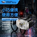 新款户外自行车前灯公路山地单车夜骑安全警示灯可充电持久续航骑
