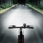 车前灯太阳能山地自行车强光可充电前灯喇叭公路山地车夜骑防雨