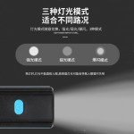 自行车灯夜骑二合一喇叭灯山地车 USB充电前灯带喇叭强光手电喇叭