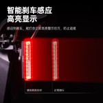 CYCLAMI友骑自行车灯夜骑行跑马刹车尾灯USB充电安全警示灯尾灯