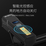 户外迷你易安装自行车灯多档调节多功能电显骑行灯高亮山地车灯
