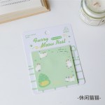 软糖猫乐享便利贴N次贴30张小清新可爱猫咪留言手帐素材diy便签纸