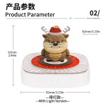 2027新品圣诞麋鹿纸雕日历创意便签本礼物桌面装饰摆件3D立体便签