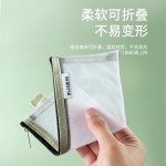 网纱笔袋透明高颜值文具袋ins学生女男学习A6收纳袋大号铅笔拉链