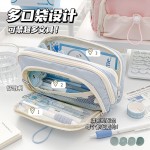 ins风高颜值抽绳笔袋韩式新款简约文具袋中小学生小众不撞款铅笔