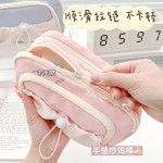 ins风高颜值抽绳笔袋韩式新款简约文具袋中小学生小众不撞款铅笔