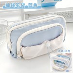 ins风高颜值抽绳笔袋韩式新款简约文具袋中小学生小众不撞款铅笔