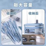 三层透明笔袋中考高考文具袋大容量考试简约日系铅笔盒三层透明