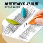 集屑橡皮擦小学生专用无屑干净擦试干净聚屑成线三菱角设计