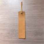 现货皮革复古风雕刻书签 防真皮pu空白书签 阅读书签文具书签