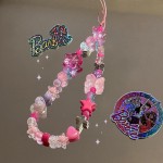原创土酷辣妹y2k串珠星星手机链美式复古ins千禧相机ccd挂链挂绳