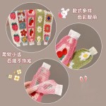 春天刘海碎发整理神器发箍新针织刺绣魔术贴发带女款刘海贴发卡