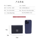 真皮短款女士钱包新款时尚多功能折叠小钱夹多卡位牛皮小巧短皮夹