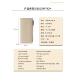 真皮钱包女长款2026新款钱夹超薄款爆款手拿皮夹小众设计精致高档