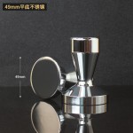 木柄咖啡压粉锤不锈钢压粉器意式咖啡机填压粉锤实木平粉锤