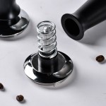 不锈钢按压式压粉器半自动咖啡机压粉器51/53/58mm咖啡师专用手冲
