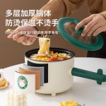 跨境现货110V爆款电煮锅多功能带蒸笼迷你泡面电煮锅多功能一体锅 （含认证）