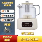 110V美规养生壶家用1.2升多功能全玻璃煮茶器烧水壶办公室花茶壶