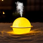 星球氛围灯加湿器星球摆件加湿器USB直插家用车载加湿器大雾量