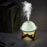 星球氛围灯加湿器星球摆件加湿器USB直插家用车载加湿器大雾量