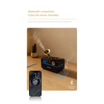 跨境电商热销仿真留声机香薰机精油超声波精油加湿器蓝牙遥控桌面