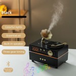 跨境电商热销仿真留声机香薰机精油超声波精油加湿器蓝牙遥控桌面