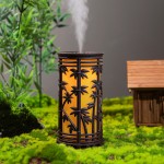 新款竹韵加湿器家用卧室补水仪 USB便携静音喷雾器仿真绿植加湿器