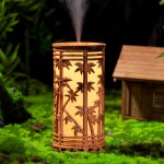 新款竹韵加湿器家用卧室补水仪 USB便携静音喷雾器仿真绿植加湿器