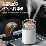 新款创意炫彩小型加湿器USB车载桌面家用空气大喷雾补水跨境静音
