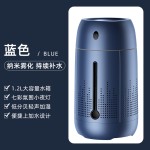 新款七色氛围灯加湿器usb大容量家用卧室办公室小夜灯数显加湿器