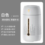 新款七色氛围灯加湿器usb大容量家用卧室办公室小夜灯数显加湿器
