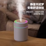 爆款炫彩灯usb迷你加湿器家用卧室桌面便携式 车载小型空气加湿器