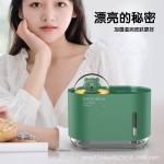 新款七彩氛围灯usb小熊加湿器桌面卧室宿舍车载便携式香薰机夜灯