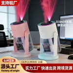 星空灯夜灯旋转加湿器喷雾车载空气家用客厅静音办公桌面加湿器