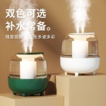 2024新款USB大容量加湿器双喷雾家用宿舍办公室香薰卧室桌面礼品