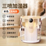 新款加湿器大雾量家用轻音卧室孕妇婴儿空气办公室桌面数显喷雾香