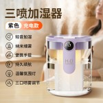 新款加湿器大雾量家用轻音卧室孕妇婴儿空气办公室桌面数显喷雾香